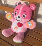 VTech interactieve roze knuffelbeer Nina | zie beschrijving, Kinderen en Baby's, Speelgoed | Vtech, Ophalen of Verzenden, Gebruikt