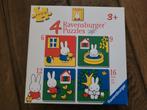 Nijntje Puzzels - 4 Ravensburger Puzzels, Ophalen of Verzenden, Meer dan 50 stukjes, Zo goed als nieuw, 2 tot 4 jaar