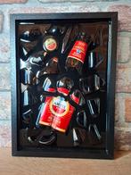 Amstel flesje verwerkt in een lijst met Epoxy, Antiek en Kunst, Ophalen of Verzenden