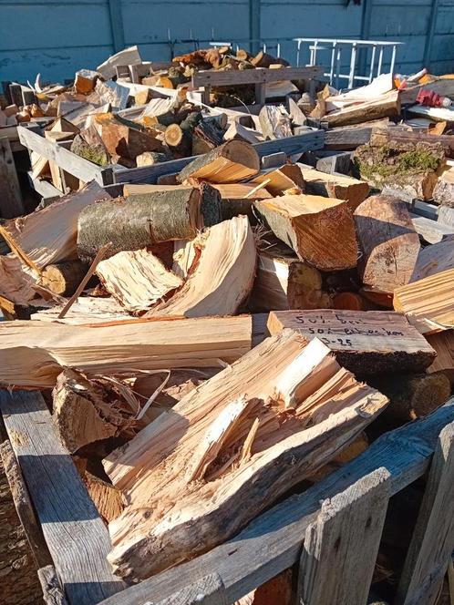 Openhaardhout/stookhout/brandhout/kachelhout HARDHOUT GEMENG, Tuin en Terras, Haardhout, Blokken, Overige houtsoorten, Minder dan 3 m³