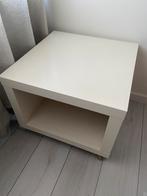 Lack bijzettafeltje op wielen (ikea), Huis en Inrichting, Tafels | Salontafels, Ophalen, 50 tot 100 cm, Vierkant, Zo goed als nieuw