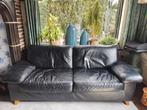 zwart leren 2,5, Huis en Inrichting, Ophalen, Gebruikt, Minder dan 75 cm, Leer