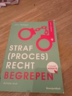Straf (proces) recht begrepen -j.h.j Verbaan, Boeken, Ophalen of Verzenden, Nieuw, Overige niveaus