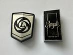 2 emblemen. Royale en L ( Leyland ) embleem logo logo's., Ophalen of Verzenden, Gebruikt, Gebruiksvoorwerp