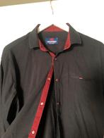 Overhemd maat L zwart met rood, Gedragen, Ophalen of Verzenden, Zwart