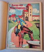 Baron van Munchhausen,  prentenboek van voor 1930, Ophalen of Verzenden, Gelezen