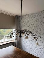 Hanglamp brons en matglas, Huis en Inrichting, Ophalen, Gebruikt, Metaal