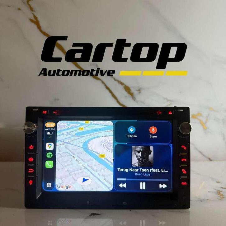 VW Polo Golf 4 Transporter T5 Android 7 Inch 2003 T/M 2020, Auto diversen, Autoradio's, Zo goed als nieuw, Ophalen of Verzenden