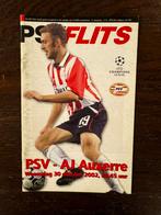 PSV - Auxerre 30 oktober 2002, Verzamelen, Ophalen of Verzenden, Zo goed als nieuw, PSV