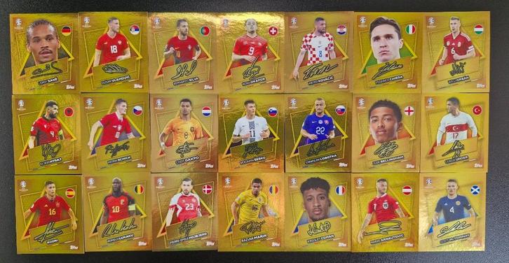 Topps Euro 2024 Complete Set SP Gesigneerd, Hobby en Vrije tijd, Stickers en Plaatjes, Nieuw, Meerdere stickers, Ophalen of Verzenden