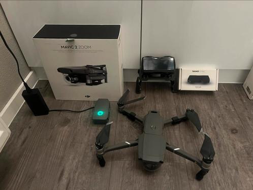 DJI Mavic 2 Zoom Drone -, Long Range Antenne, Accu’s, Audio, Tv en Foto, Drones, Gebruikt, Drone met camera, Ophalen