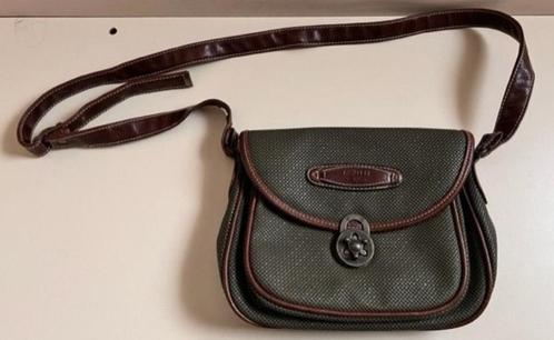 Dames groene schoudertas tas van Zanotti, Sieraden, Tassen en Uiterlijk, Tassen | Damestassen, Gebruikt, Avondtasje, Groen, Ophalen of Verzenden