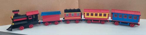 Lego locomotief gemotoriseerd trein en 3 wagons 4,5 V volt, Kinderen en Baby's, Speelgoed | Duplo en Lego, Gebruikt, Lego, Complete set