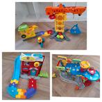 Vtech toet toet garage, hijskraan en brandweerkazerne, Kinderen en Baby's, Speelgoed | Vtech, Ophalen, Gebruikt, 2 tot 4 jaar