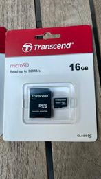 Transcend TS16GUSDHC10 (25 stuks), Audio, Tv en Foto, Fotografie | Geheugenkaarten, Ophalen of Verzenden, Nieuw, MicroSD, Transcend