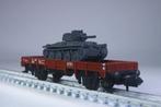 Goederenwagon type Kklmmp met Pz 38(t), DB, Hobby en Vrije tijd, Modeltreinen | N-Spoor, Gelijkstroom, Trix, Wagon, Ophalen of Verzenden