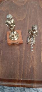 2 Messing Manneke Pis beeldjes., Ophalen of Verzenden