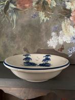 Mooi vintage Japans Aardewerk Schaaltje in Blauw Wit, Antiek en Kunst, Ophalen of Verzenden