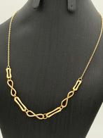 14 karaat goud dames collier 45 cm verstelbaar - nieuw, Nieuw, Ophalen of Verzenden, Nvt, Nvt