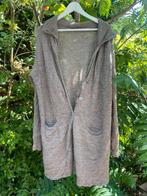Prachtig lang vest  baby-alpacawol LES RACINES DU CIEL mt L, Bruin, Verzenden, Maat 42/44 (L), Gedragen