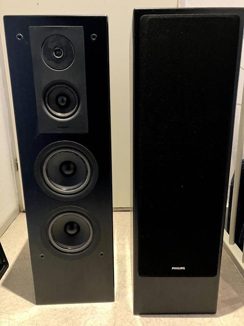 Luidsprekers Philips FB 840, Audio, Tv en Foto, Luidsprekers, Zo goed als nieuw, Front, Rear of Stereo speakers, 120 watt of meer