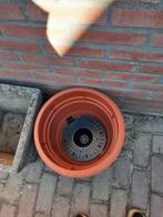 Twee betonnen bakken  en ronde plastic met inzet, Ophalen of Verzenden