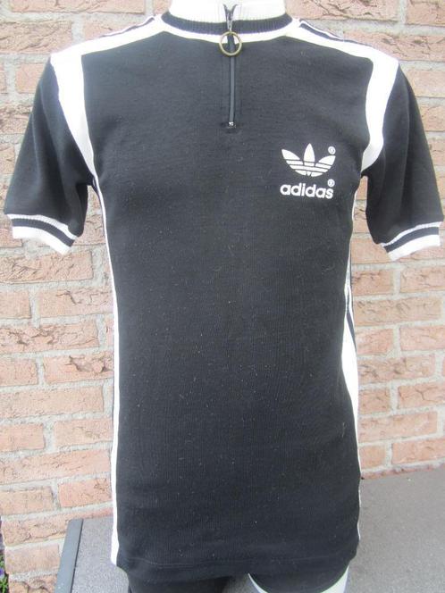 wielershirt wielertrui Adidas wol Vintage, Fietsen en Brommers, Fietsaccessoires | Fietskleding, Zo goed als nieuw, Heren, Bovenkleding