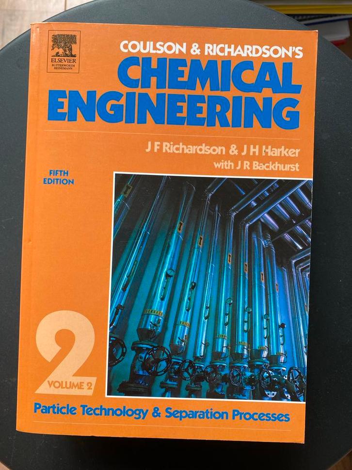 Chemical Engineering Vol. 2 - Richardson & Harker, Boeken, Techniek, Zo goed als nieuw, Overige onderwerpen, Ophalen of Verzenden