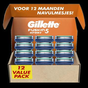 Gillette Fusion5 Sport 12x VALUEPACK navulmesjes beschikbaar voor biedingen