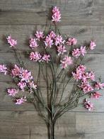 2x Silk-Ka zijdebloemen bloesem Forsythia licht zacht roze, Huis en Inrichting, Woonaccessoires | Kunstplanten en Kunstbloemen