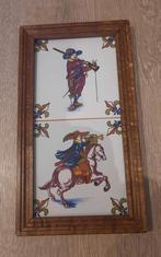 Mooie oude tegeltjes ingelijst '60, Antiek en Kunst, Antiek | Wandborden en Tegels, Ophalen of Verzenden