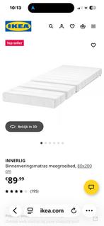 2 stuks prijs per stuk Ikea Innerlig Meegroei Matras 80x200, Huis en Inrichting, Slaapkamer | Matrassen en Bedbodems, Ophalen