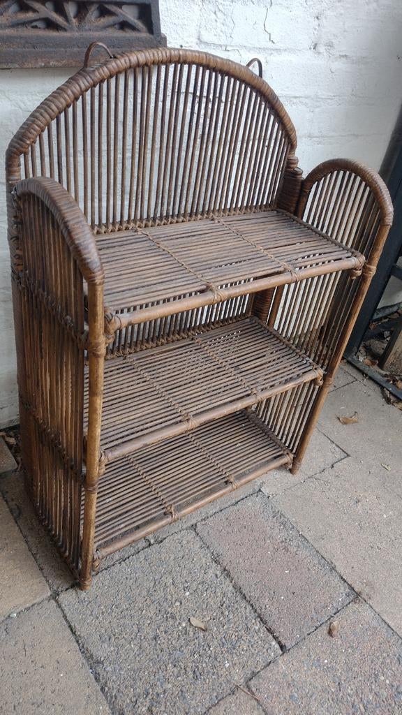 vintage rotan boogkast, Ophalen of Verzenden