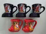 Kerst mokken - set van 5, Ophalen of Verzenden, Zo goed als nieuw, Overige stijlen, Kop(pen) en/of Schotel(s)