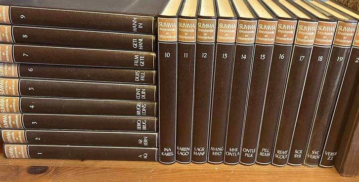 Summa Encyclopedie en Woordenboek - Complete Serie, Boeken, Encyclopedieën, Zo goed als nieuw, Complete serie, Algemeen, Ophalen