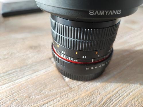 Samyang 14mm 2.8 zgan Canon, Audio, Tv en Foto, Fotografie | Lenzen en Objectieven, Zo goed als nieuw, Ophalen of Verzenden