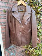 Leren jasje Dekkers maat 42-44 nieuw, Bruin, Maat 42/44 (L), Nieuw, Ophalen of Verzenden