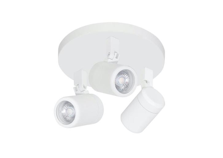 Badkamer opbouwspot RAIN 3-lichts white GU10 IP44, Huis en Inrichting, Lampen | Spots, Nieuw, Plafondspot of Wandspot, Metaal of Aluminium