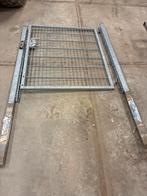 Gebruikte Poortdeur - stevig dubbelstaafs hekwerk, Tuin en Terras, Met poort, Gebruikt, Ophalen of Verzenden, Tuinhek