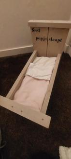 Steigerhouten Poppenbedje - Handgemaakt, Ophalen, Poppenhuis
