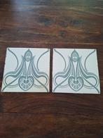 Antieke Art Nouveau tegels set van 2, Antiek en Kunst, Ophalen of Verzenden