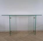 Glazen console tafel (side table), Huis en Inrichting, Ophalen, Gebruikt, Minimalistische, Glas