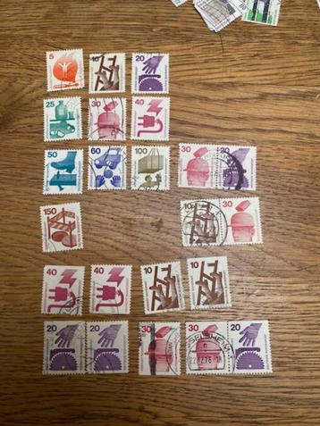 Duitsland serie Ongevallen nr.694 tm 703+ 10pf tot 40 on+bo beschikbaar voor biedingen