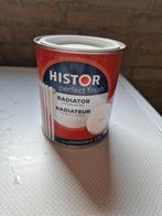 Historverf radiator wit +-10m2 0,75 liter, Ophalen, Wit, Nieuw, Verf