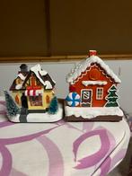 Kersthuisjes (twee stuks), Diversen, Kerst, Ophalen of Verzenden, Zo goed als nieuw