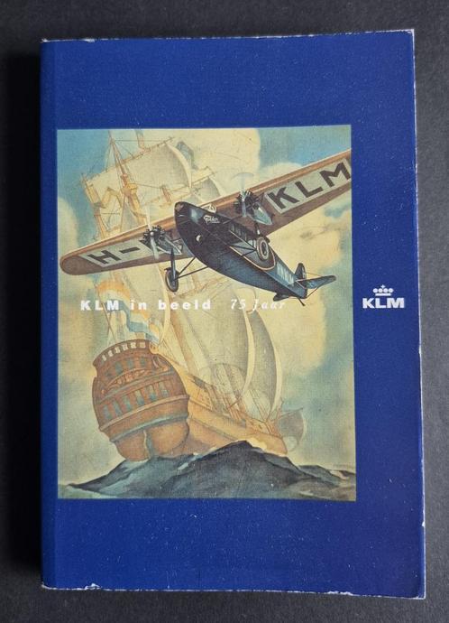 Boekje met 25 KLM affiche ansichtkaarten (A238), Verzamelen, Luchtvaart en Vliegtuigspotten, Gebruikt, Kaart, Foto of Prent, Ophalen of Verzenden