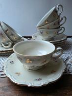 Spenzo Marja kop schotel roosjes en goud per stuk, Ophalen of Verzenden