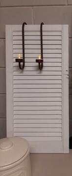 Landelijk, sobere luiken, louvre deurtje, shutter, decoratie, Huis en Inrichting, Ophalen of Verzenden, Zo goed als nieuw, Gemaalweg 12b Rutten