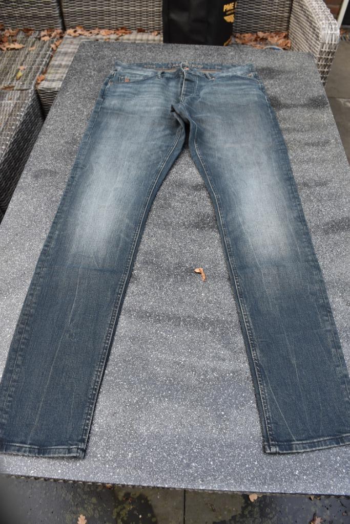 Stretchjeans Cast Iron 36/36, Kleding | Heren, Spijkerbroeken en Jeans, Zo goed als nieuw, W36 - W38 (confectie 52/54), Blauw