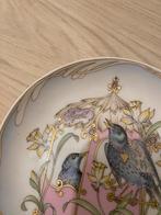 Vintage April Wandbord met Vogels Hutschenreuther, Antiek en Kunst, Ophalen